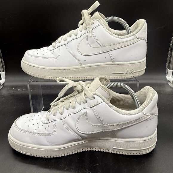 Nike Womens size 9.5 Air Force 1 DD8959-100 White Casual Shoes Sneakers - Picture 2 of 7